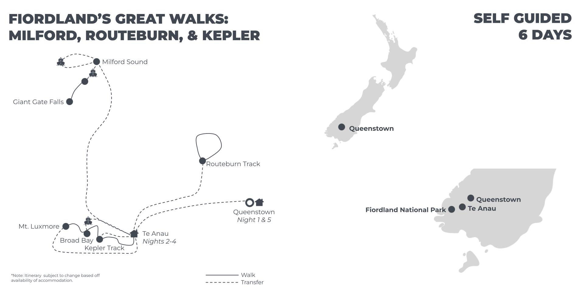 Fiordland’s Great Walks Milford, Routeburn & Kepler - 6 Days - map.png